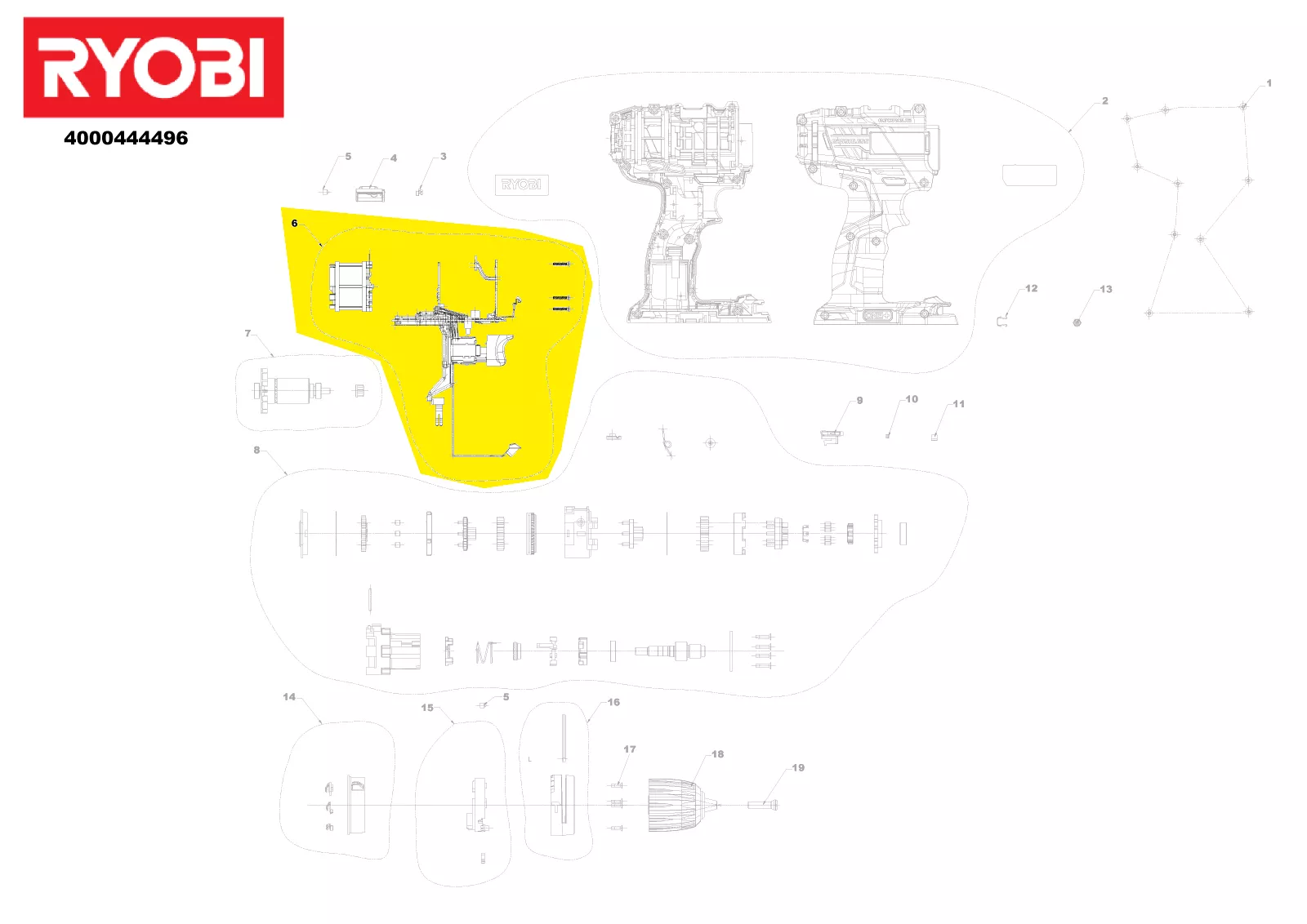 Variateur réf. 5131033411 Ryobi